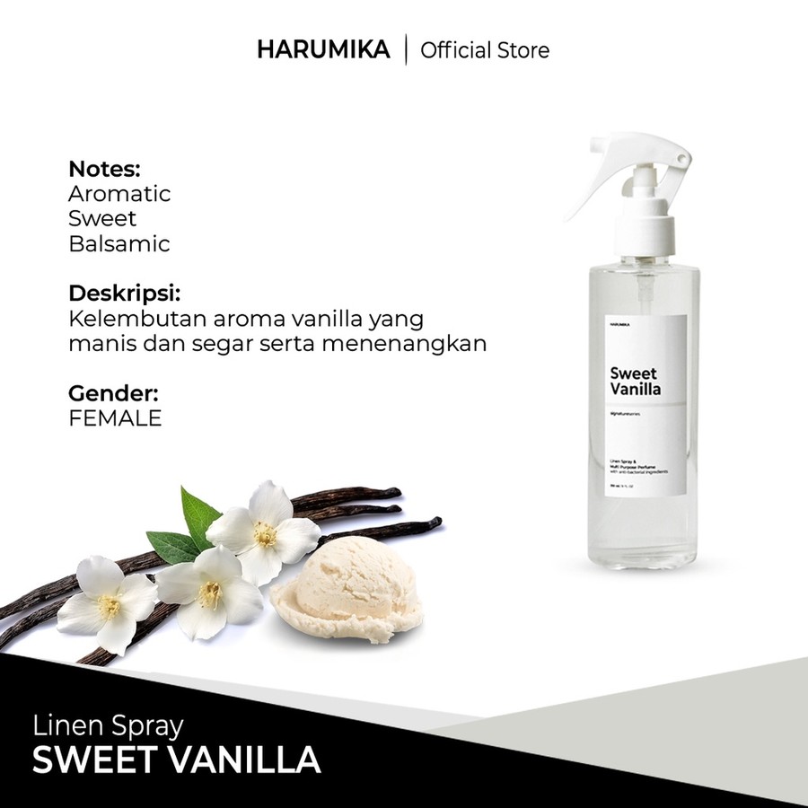 Cendekia Berkah Utama Harumika Linen Spray Sweet Vanilla Lace