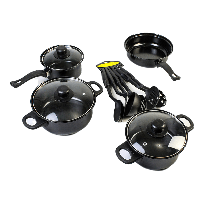 Hongzhuo Wajan Penggorengan Spatula Set Isi 13 pcs 