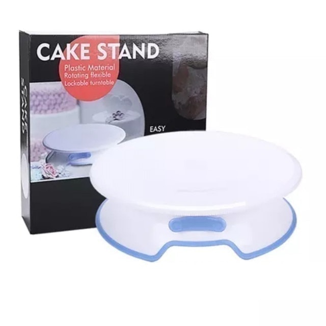 Cake Stand Plastic Material Rotating Flexible Lockable Turntable