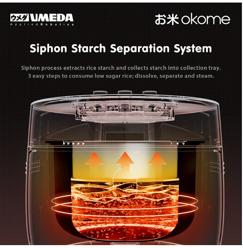 Umeda OKOME Digital Low Sugar Rice Cooker 4