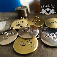 Tag Nama Custom Pet Bahan Stainless Steel