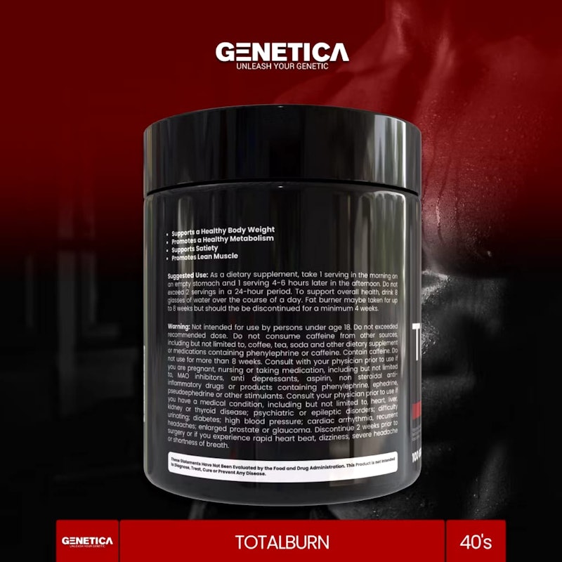 Genetica Fat Burner Total Burn 3