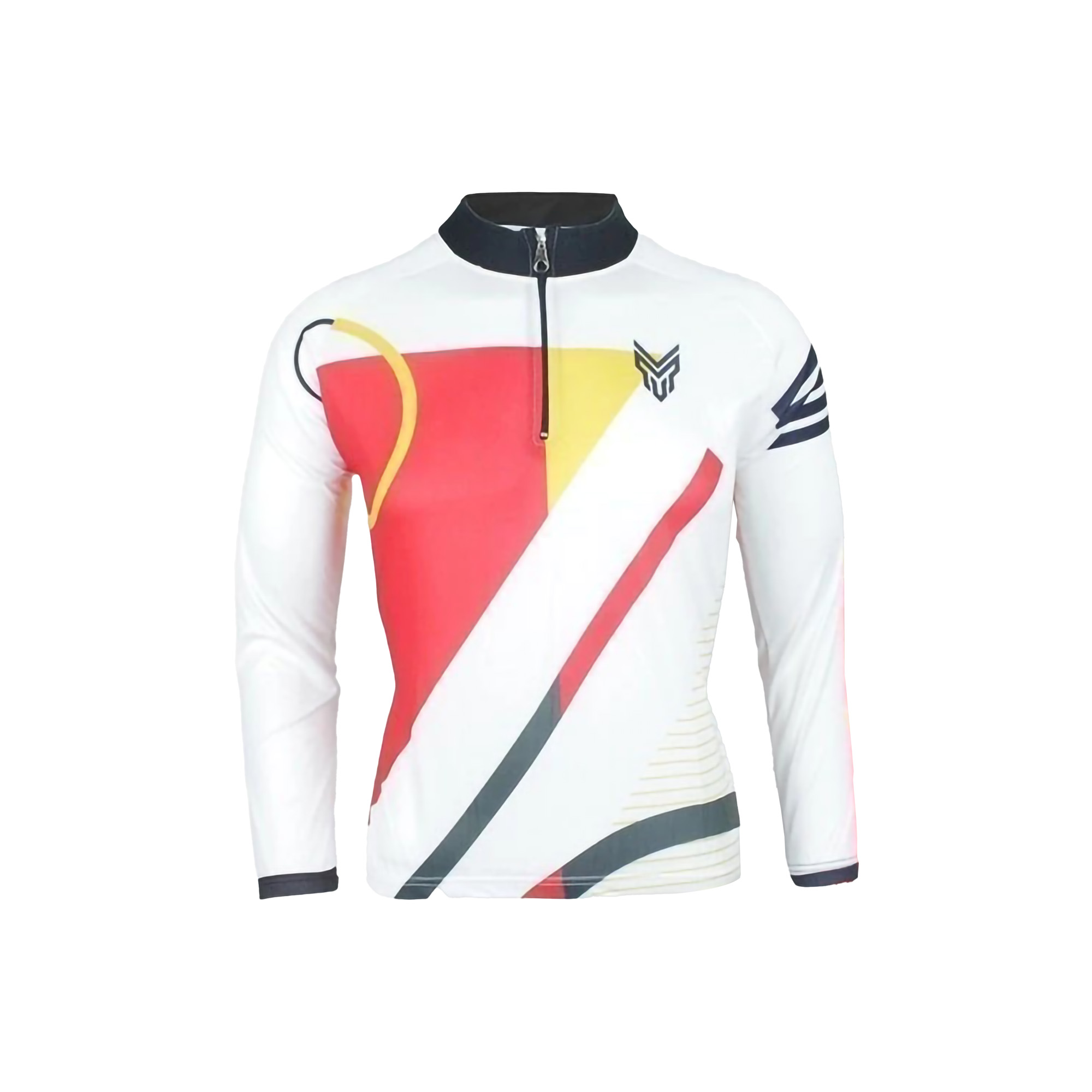 MXL Jersey Sepeda Resleting Geometry Panjang Black