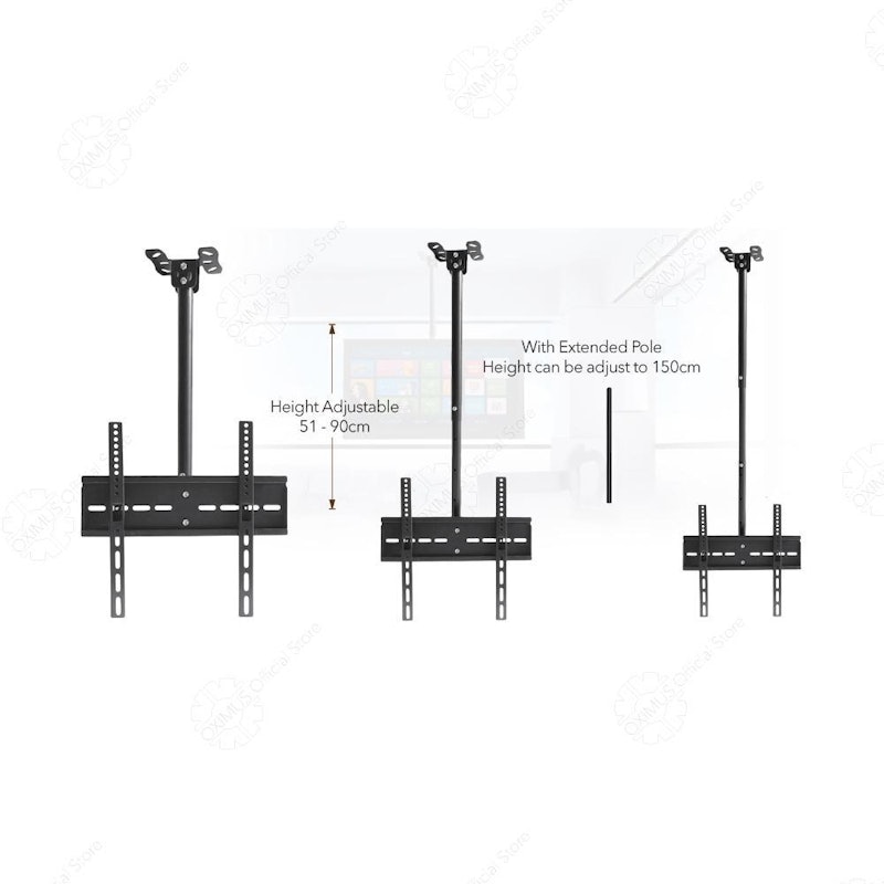 Oximus Bracket TV Ceiling 4