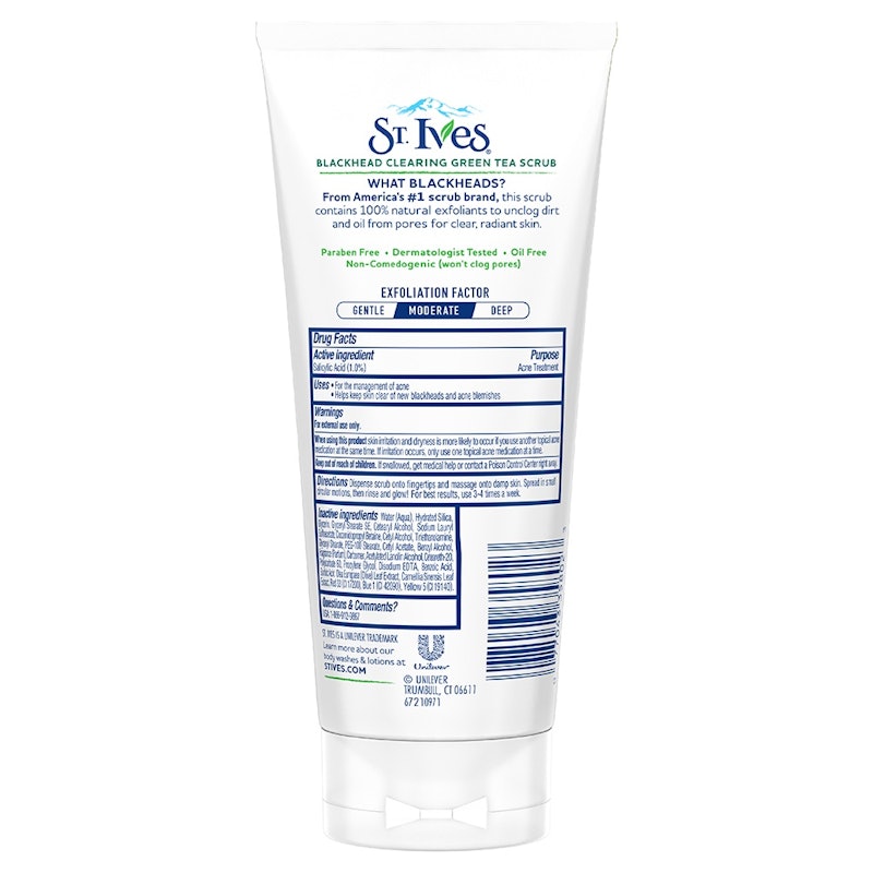 St. Ives Blackhead Clearing Green Tea Face Scrub 2
