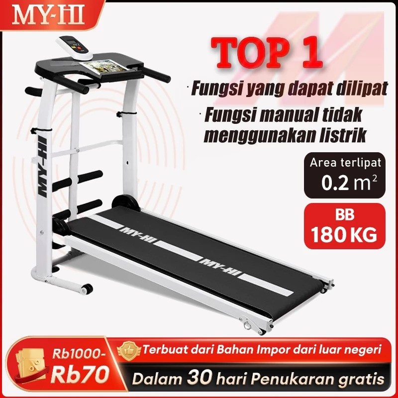  MY-HI Treadmill Manual Hitam 130