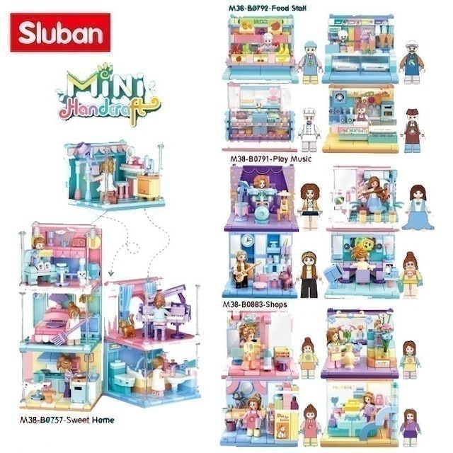Sluban  Bricks Mini HandCraft Girl's Dream 