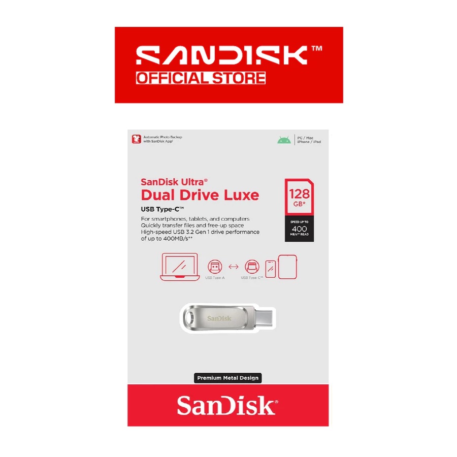 Sandisk Ultra Dual Drive Luxe USB Type-C DDC4