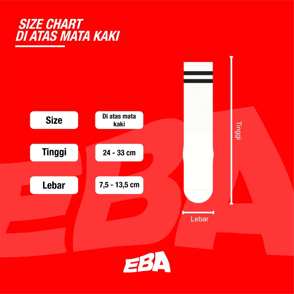 EBA Kogyo Group EBA Kaos Kaki Oldschool Monster Eyes