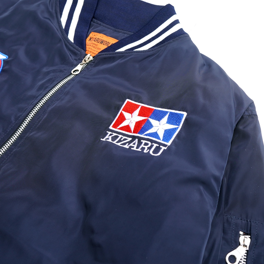 Bomber Jaket Bordir Tamiya Navy
