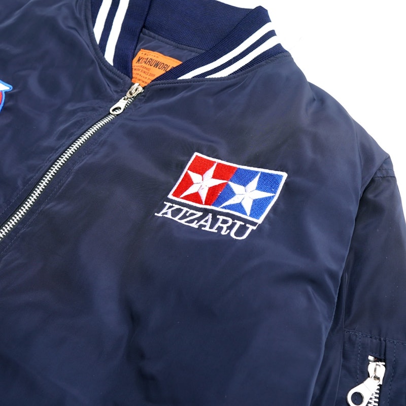Bomber Jaket Bordir Tamiya Navy 3