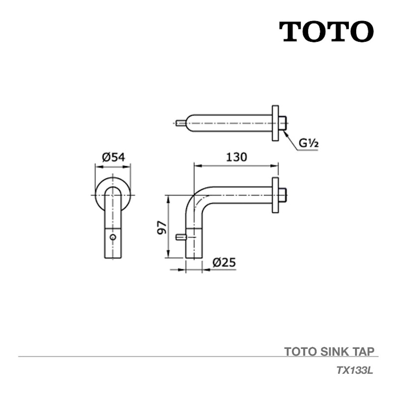 Toto Wall Type Lavatory Faucet 3