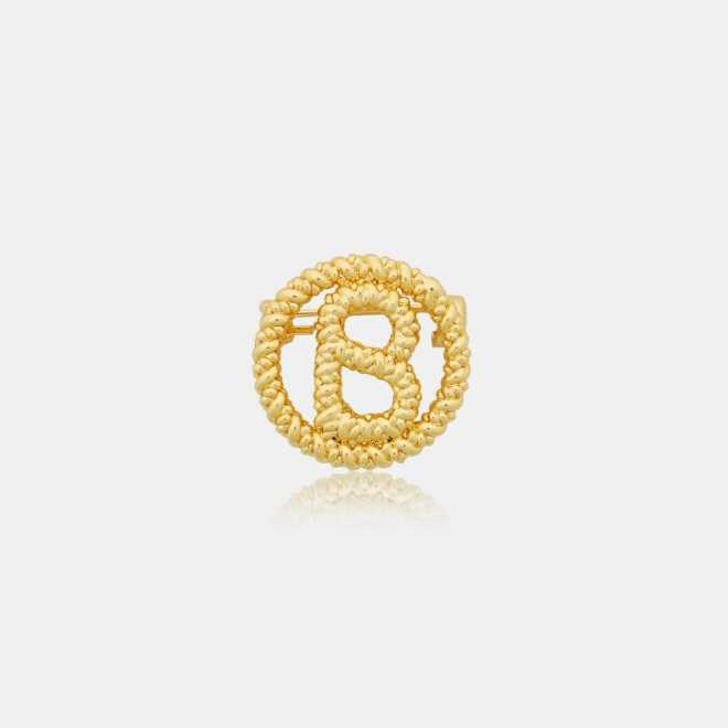 Modinity  Buttonscarves Round Pin Brooch