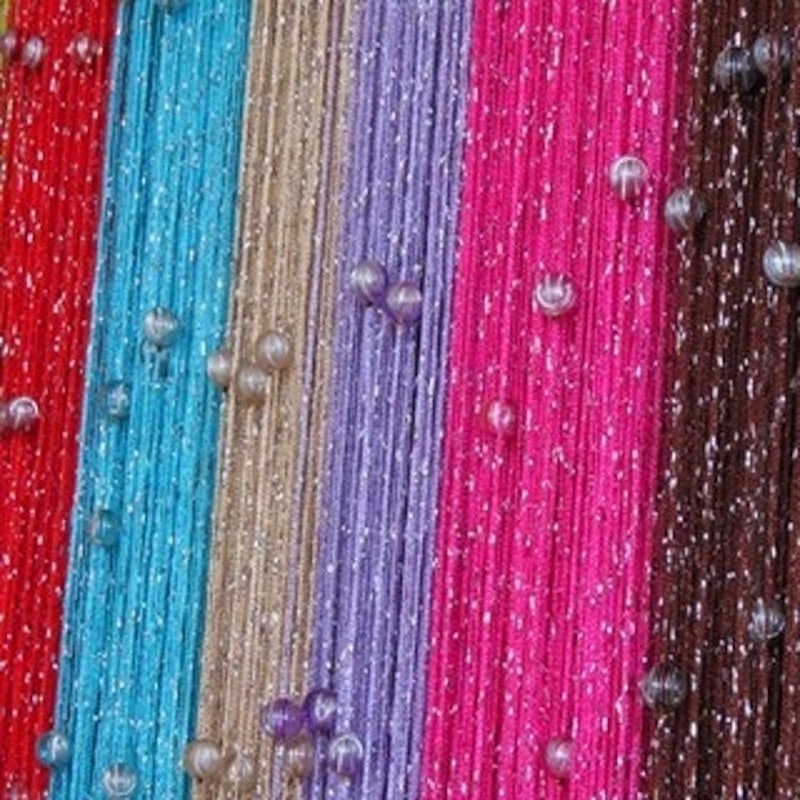 Tirai Glitter Mute Bulat 1