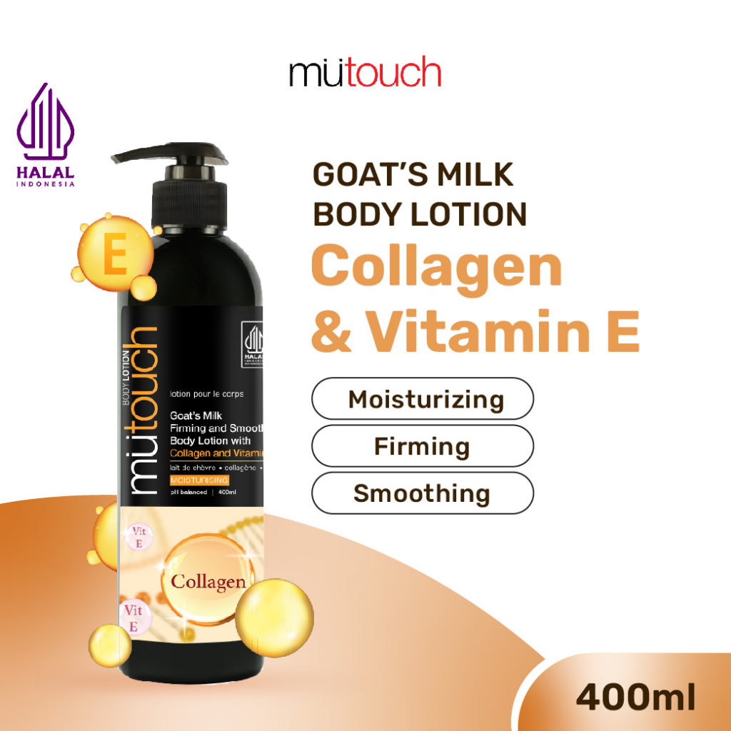 McBride MuTouch Goat's Milk Firming and Smooth Body Lotion with Collagen and Vitamin E 