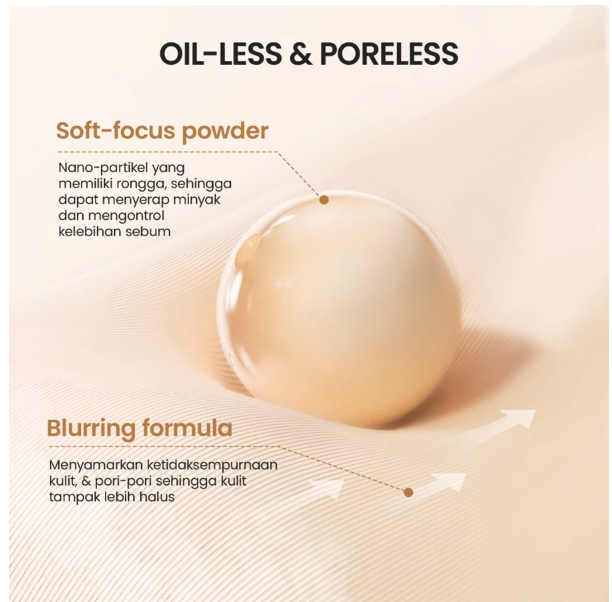 HEBE Beauty Style Y.O.U NoutriWear+ Airy Fit Loose Powder C302 Classic Ivory