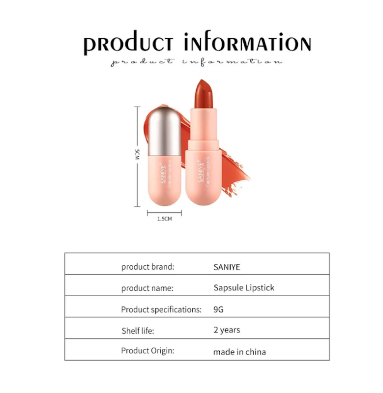 SANIYE Velvet Lipstik #04 Flamingo 4