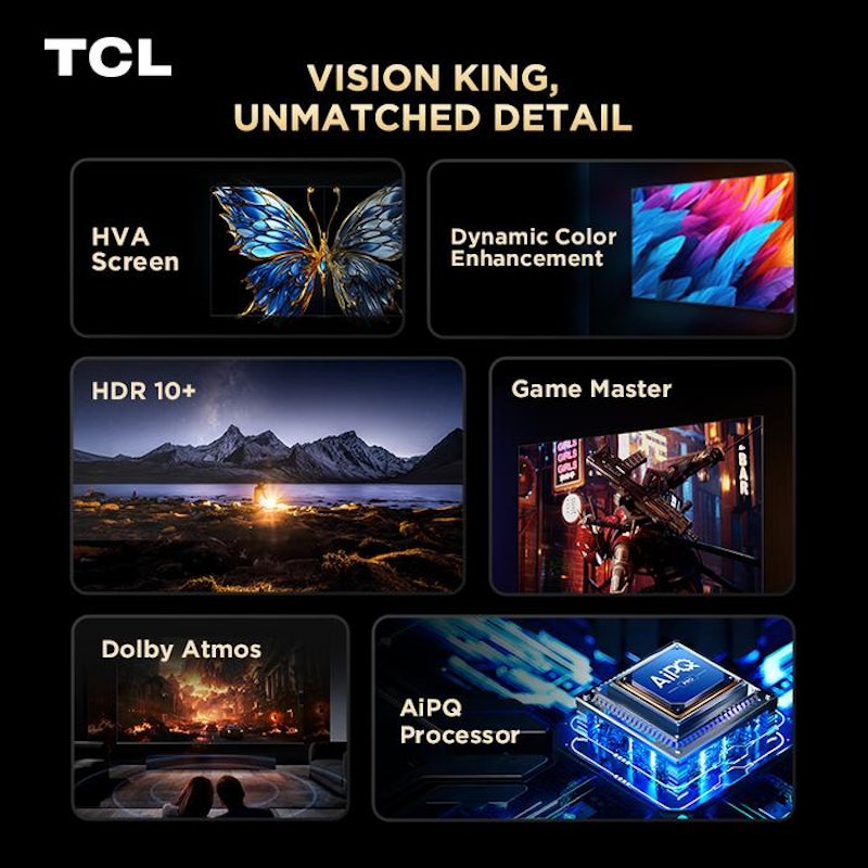 TCL Next Gen QLED TV 43 Inch 4