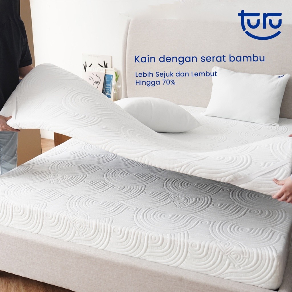TURU Breeze Natural Latex Topper 100 x 200 5