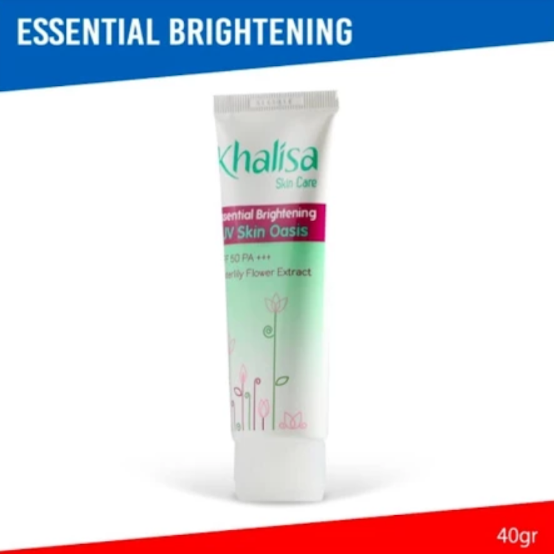 Khalisa Essential Brightening Gel Sunscreen Skin Oasis SPF50 PA+++