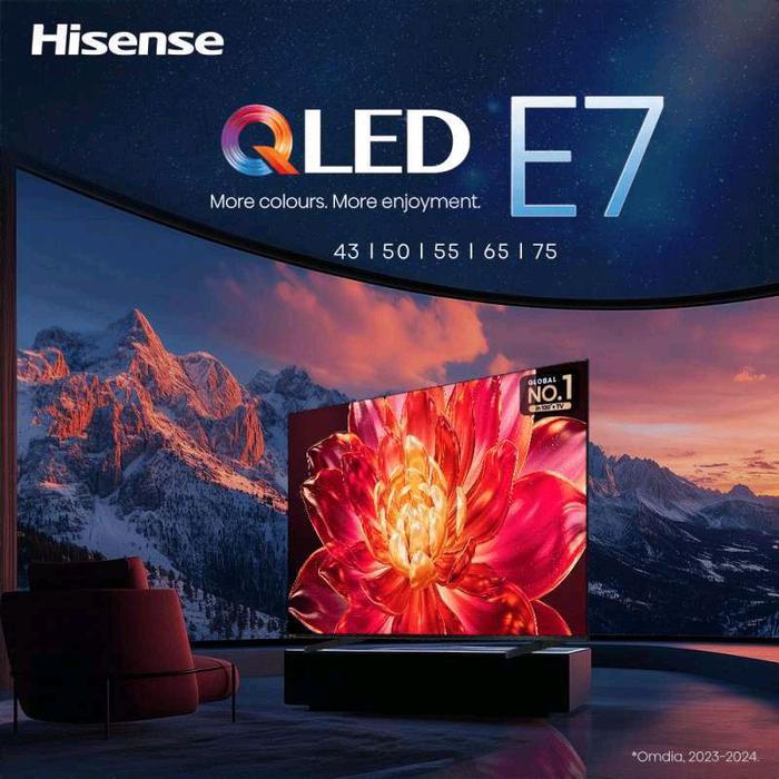 Hisense International Indonesia Hisense Smart Digital QLED TV 50 inch 50E7Q
