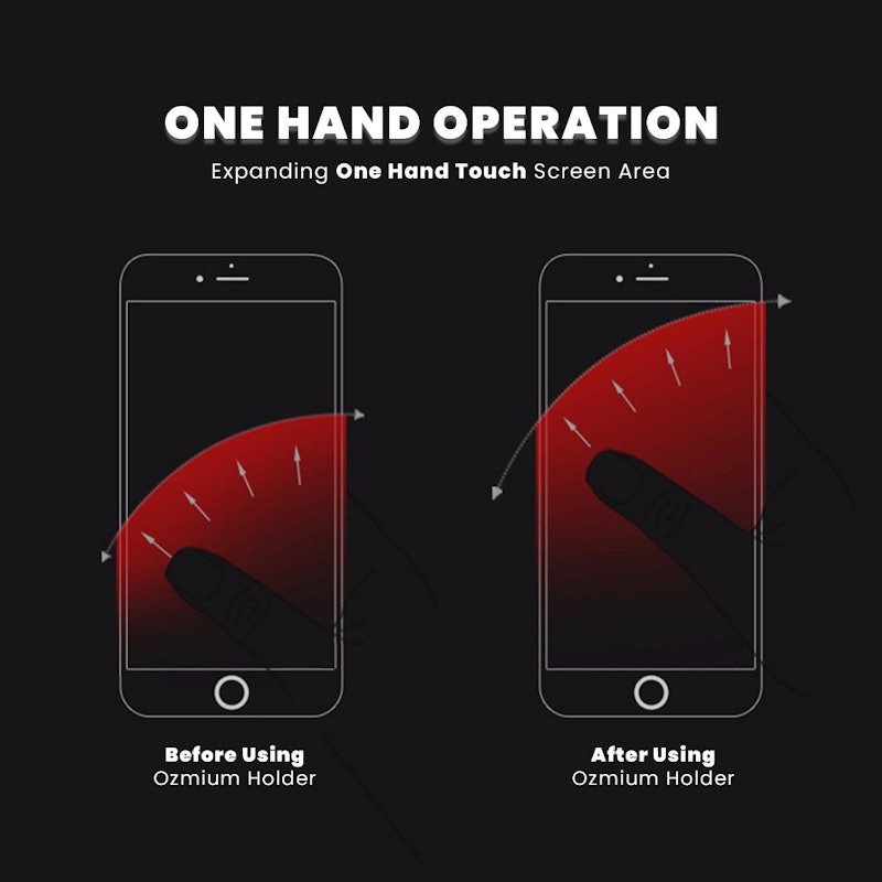 Phone Grip Rotating Stand Holder iRing Ozmium Series 4
