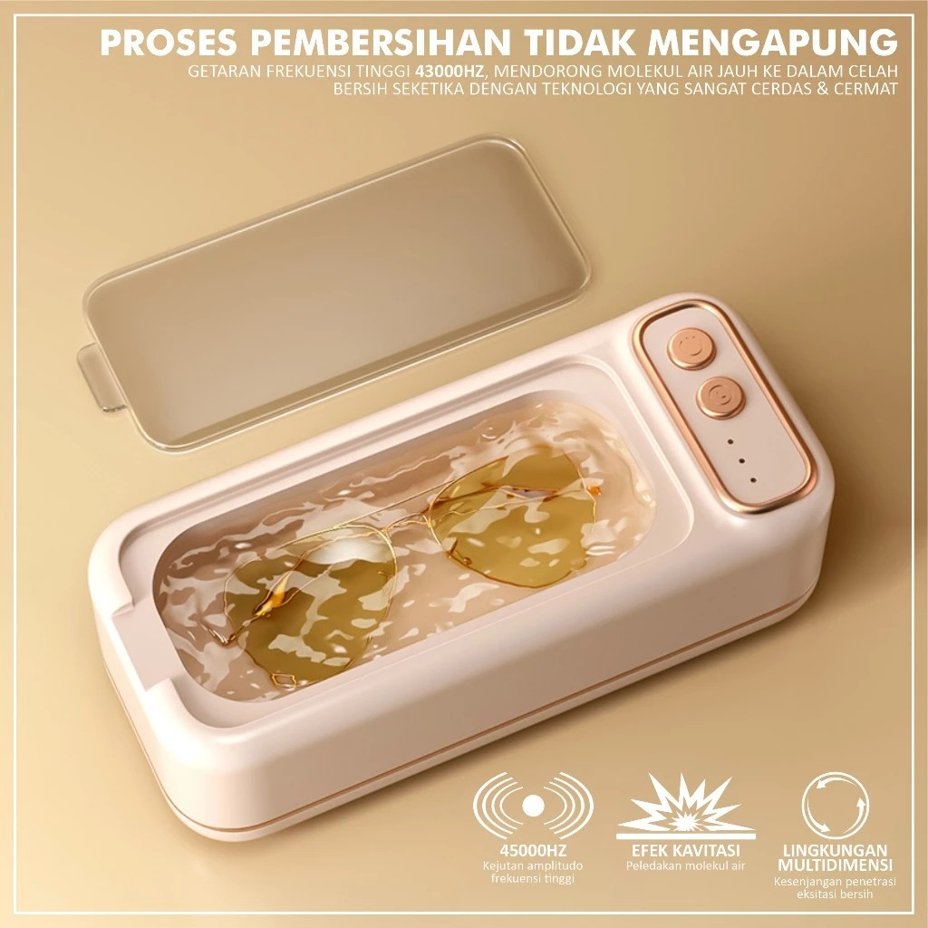  Dairona Eyewear Mesin Pembersih Kacamata White Pink S-900