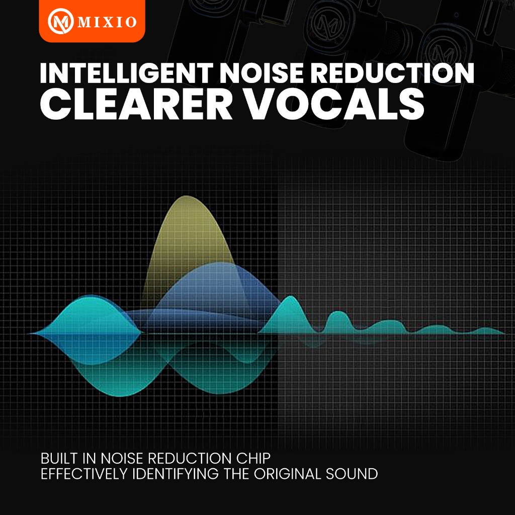  MIXIO Mic Wireless Clip On W14