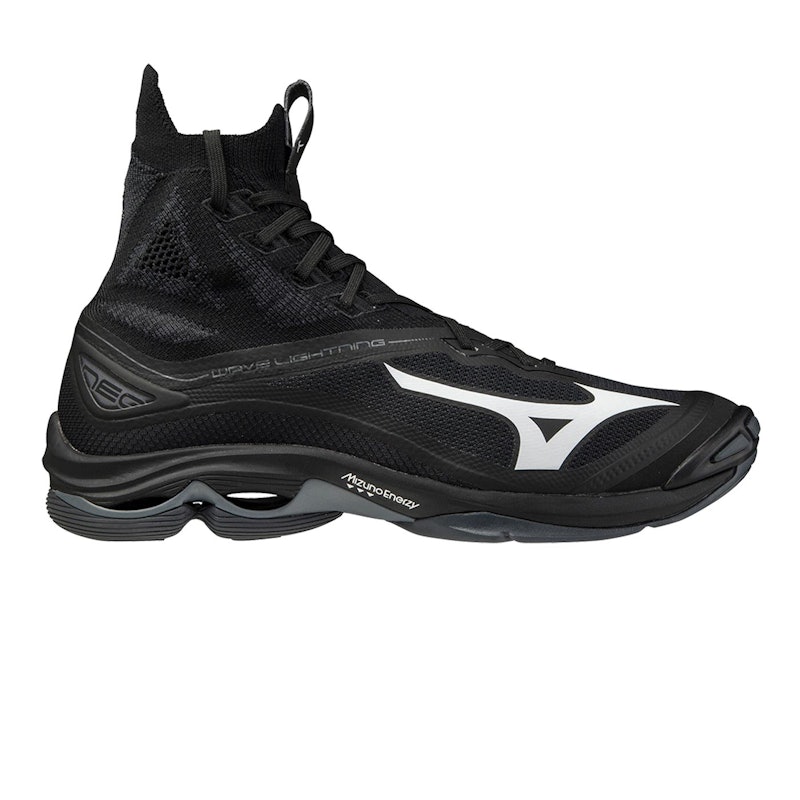 Sepatu volly top mizuno black