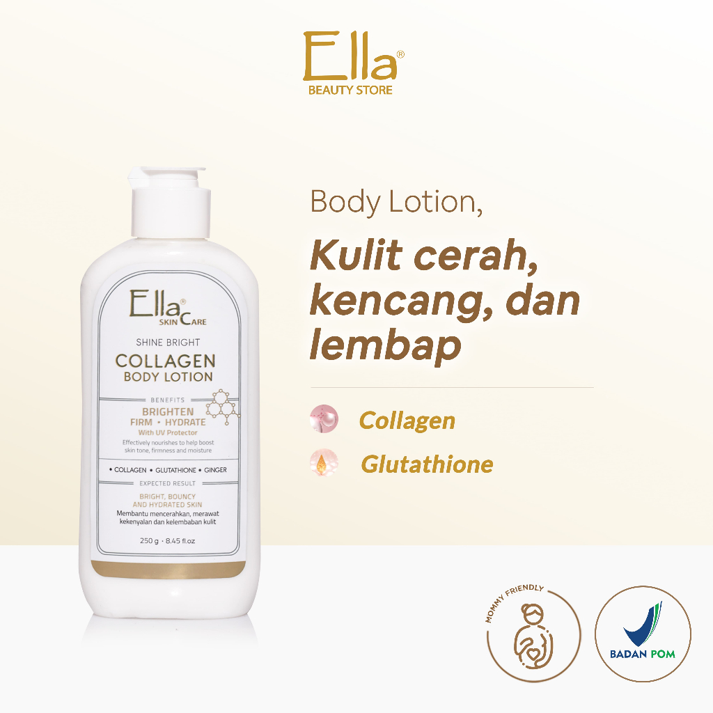 Ella Karunia Estetika Ella Skincare Shine Bright Collagen Body Lotion 