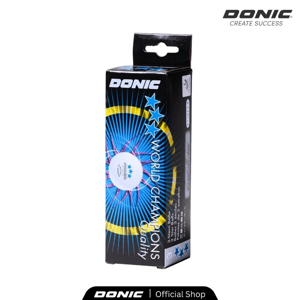 Donic Donic P40+ *** Cell-Free 3-star Balls 550241003