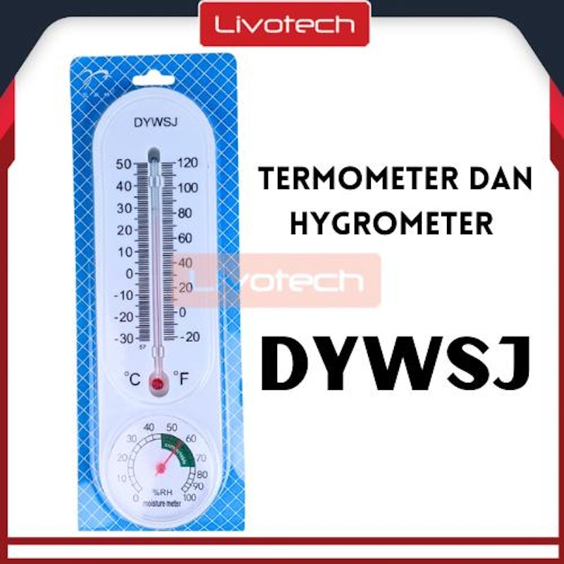 DYWSJ Thermometer Hygrometer Analog Raksa 5