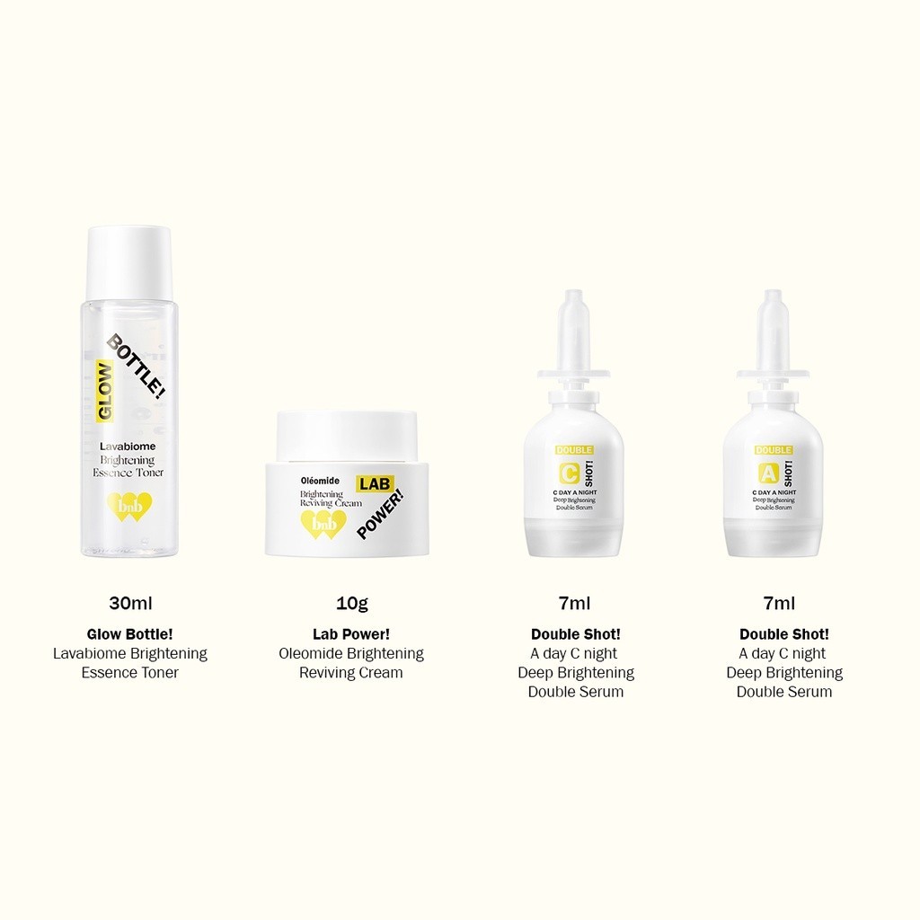 HEBE Beauty Style Barenbliss Metaglow Glow Guide! Brightening Skincare Travel Kit