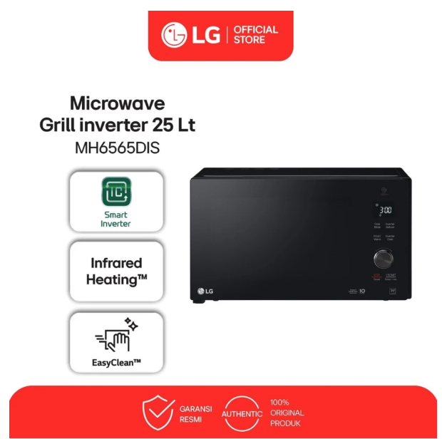 LG Electronics LG 25L NeoChef™ Microwave Grill Inverter MH6565DIS
