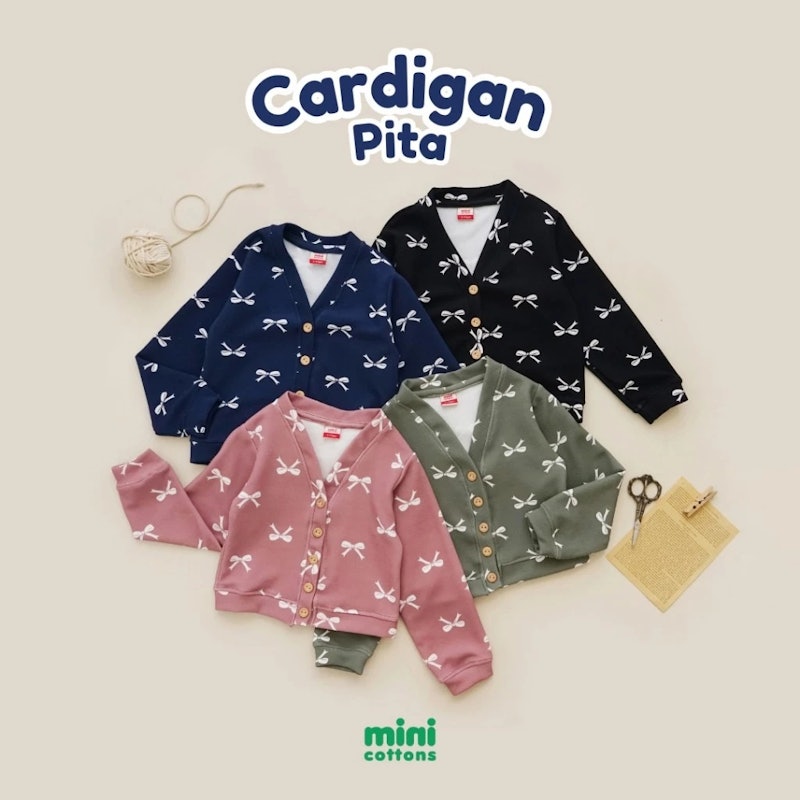 Mini Cottons Cardigan Pita 5