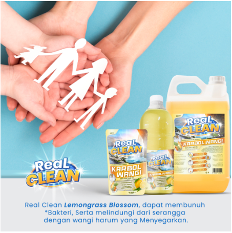 Real Clean Karbol Wangi Lemongrass Blossom 5