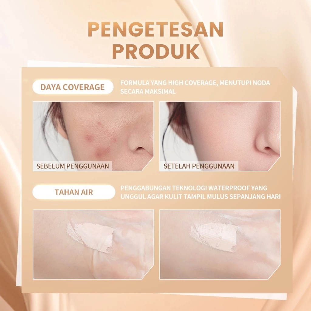 FCL INTERNASIONAL INDONESIA FOCALLURE Skin Evolution Liquid Foundation #02 Porcelain