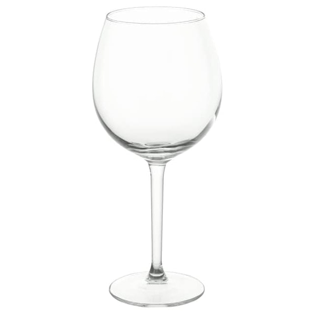 HEDERLIG Red Wine Glass, Clear Glass