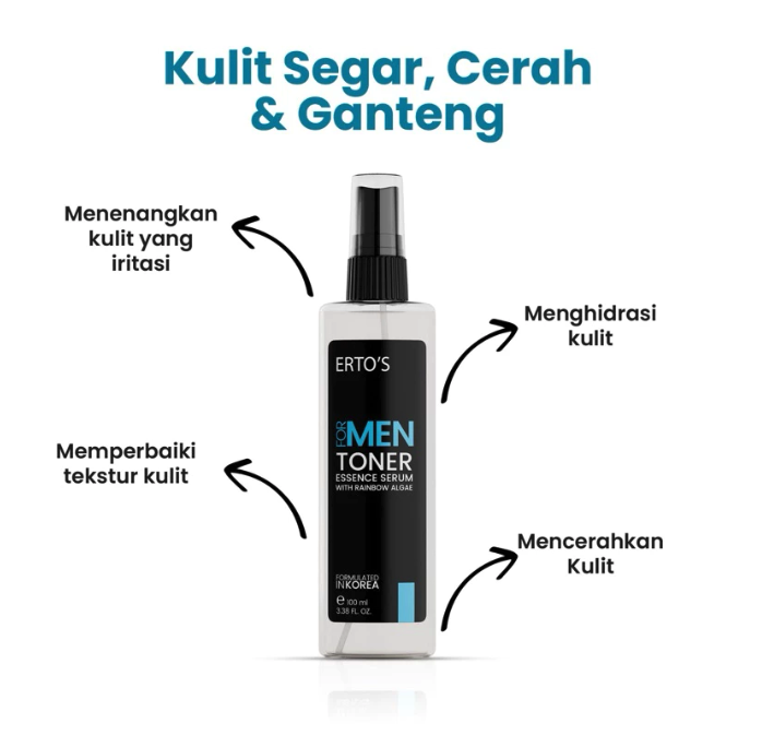 Erto Berjaya International Erto's For Men Toner Essence Serum