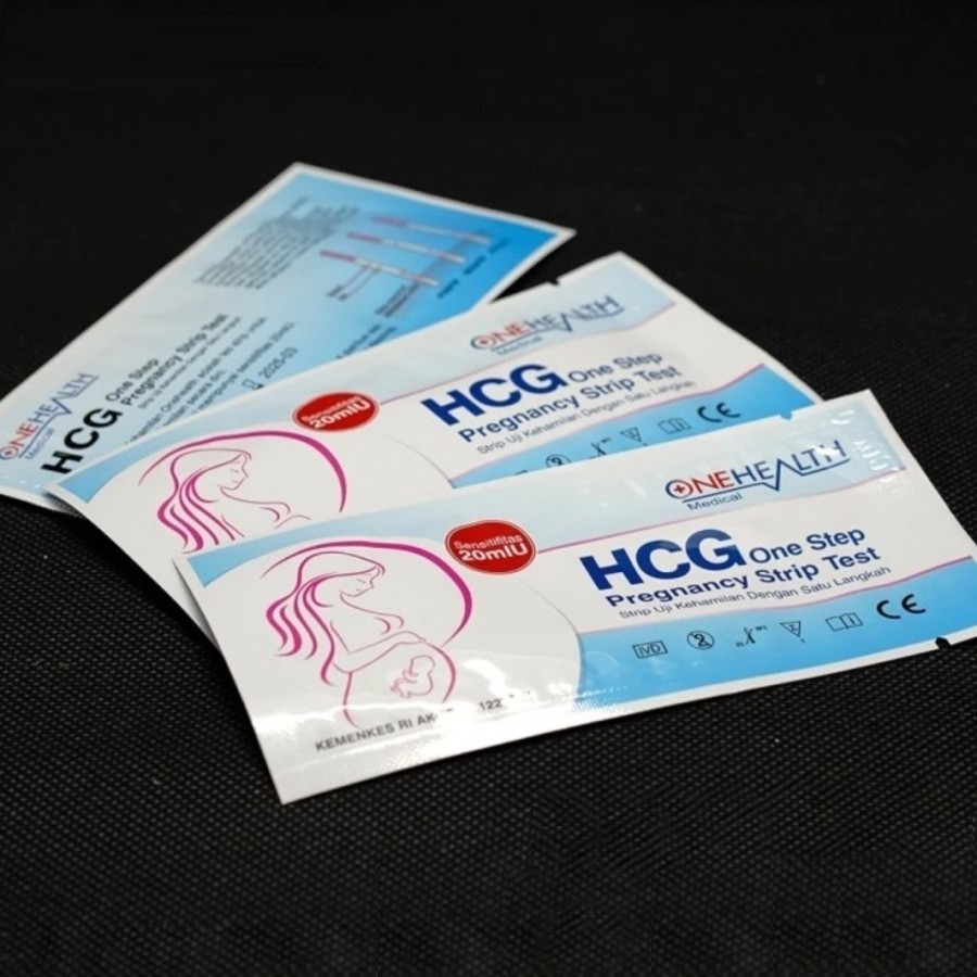 Era Medika Alkesindo Onehealth HCG One Step Pregnancy Strip Test