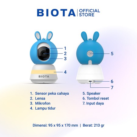 BIOTA Smart Home BIOTA Smart Baby Camera + Monitor