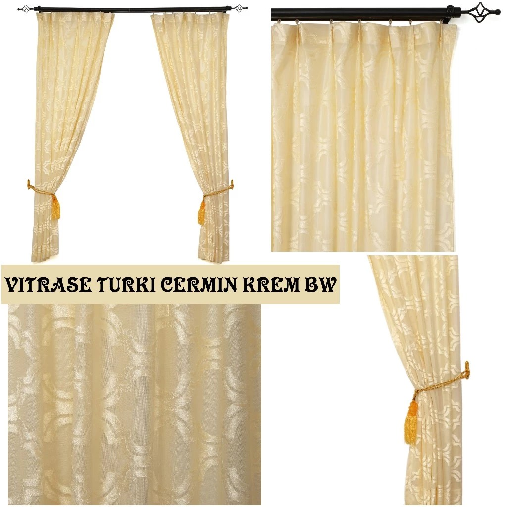  KONG Vitrase Gorden Premium Motif Rambat