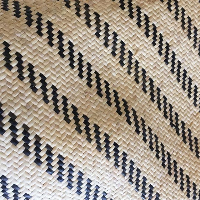  Tas Rotan Dayak Kalimantan Motif Garis