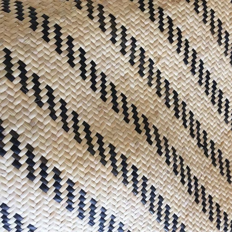 Tas Rotan Dayak Kalimantan Motif Garis 2