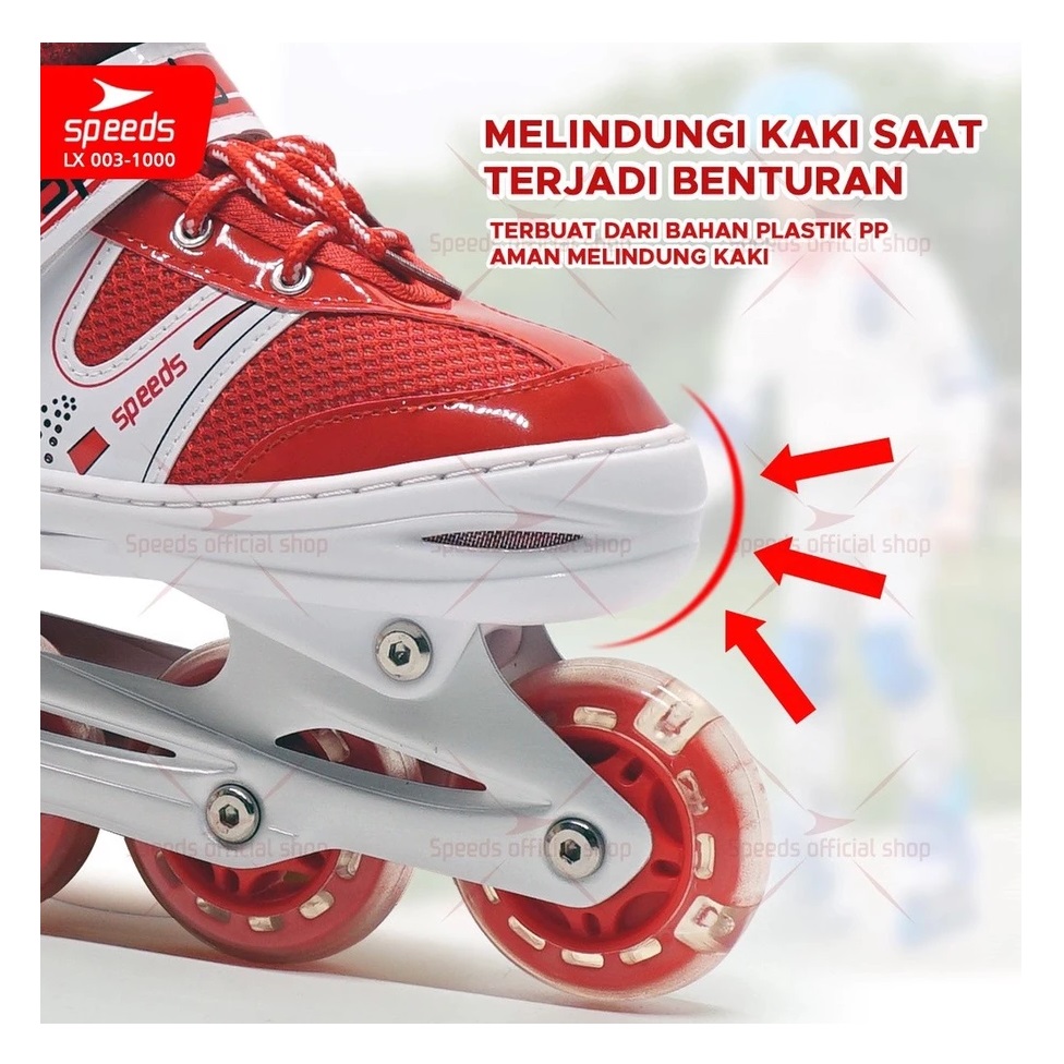 Speeds Indonesia Speeds Inline Skate LX 003-1000A