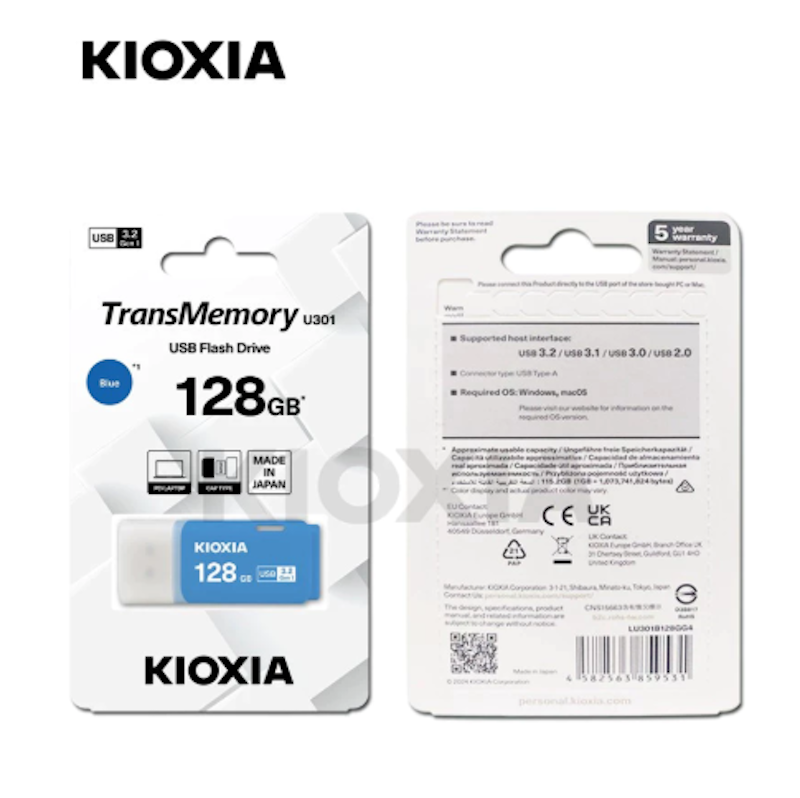 KIOXIA TransMemory 128 GB 3