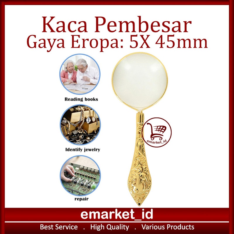 Kaca Pembesar Gaya Eropa 5