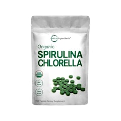 Organic Spirulina and Chlorella Tablets