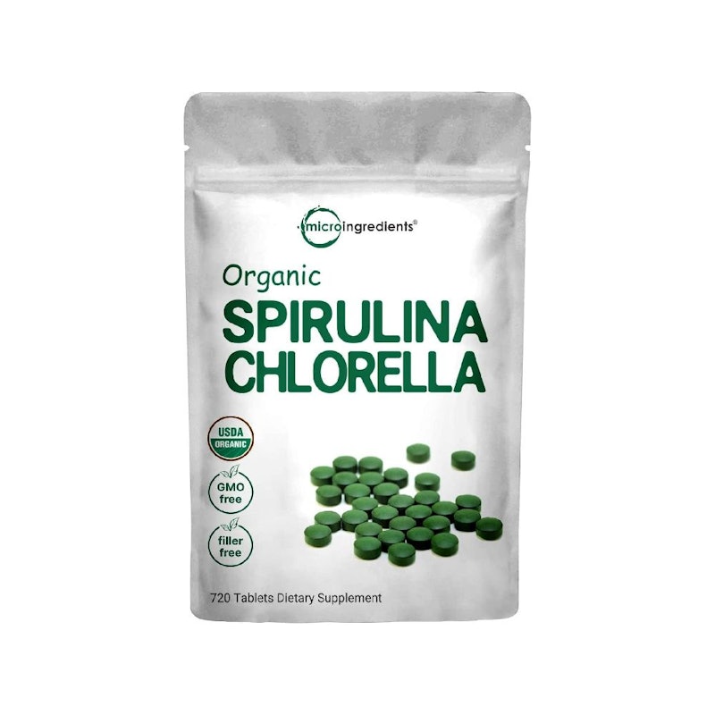 Organic Spirulina and Chlorella Tablets 1