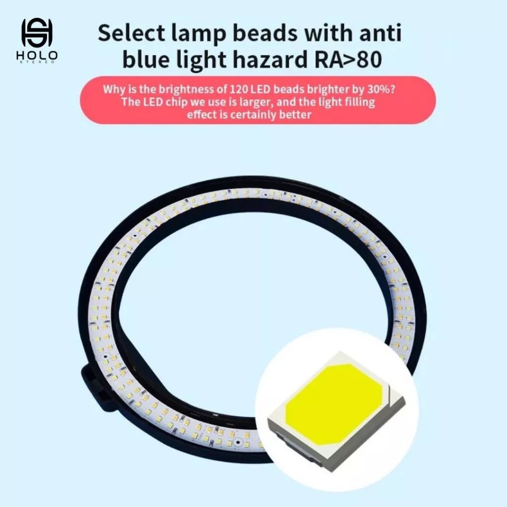  HOLO Ring Light 33 cm + Tripod 210 cm